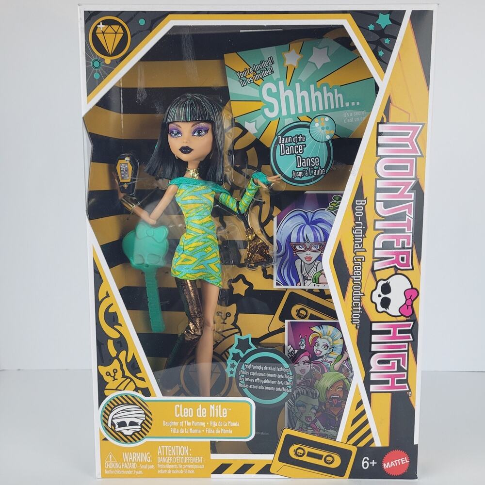 Plastic fashion doll, Monster High Dawn of the Dance Cleo de Nile Creeproduction